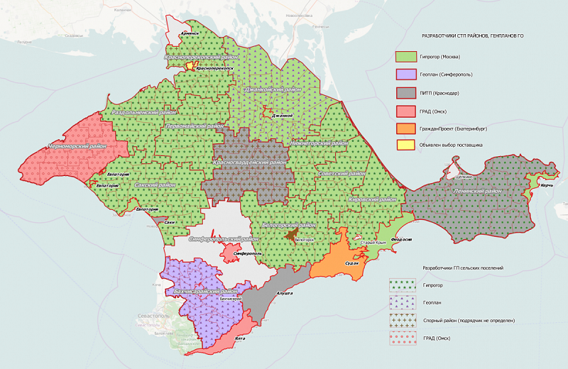 Гралпланирвоание Крыма